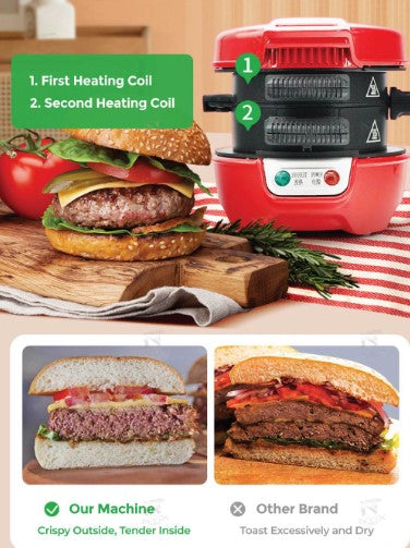 3-in-1 Burger Maker Machine